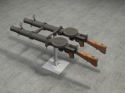 3d机枪模型