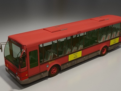 巴士汽车模型3d模型