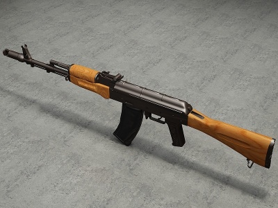 Ak47机枪3d模型