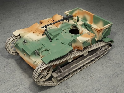 主战坦克模型3d模型