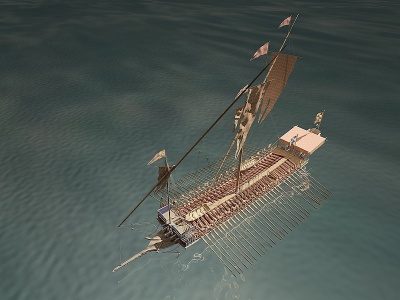 战舰模型3d模型