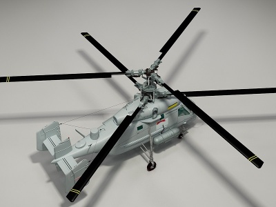 3d直升机模型