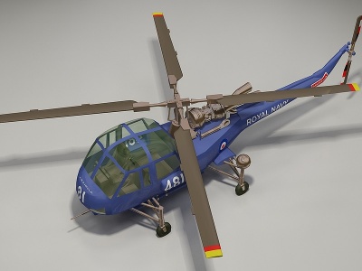 3d<font class='myIsRed'>直升机</font>模型