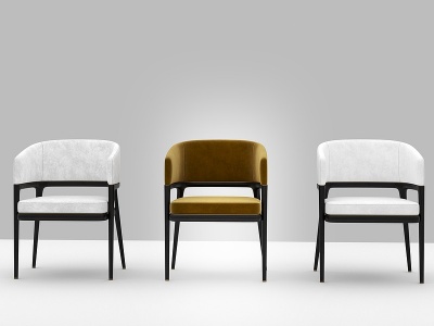 新中式餐椅模型3d模型