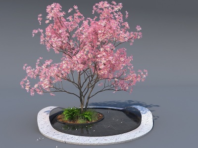 3d新古典树景观树模型