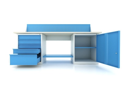 现代风格书桌模型3d模型