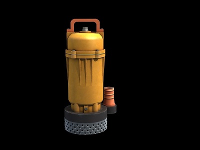污水泵3d模型