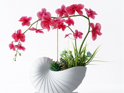 3d现代花瓶模型