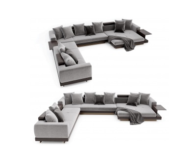 意大利米洛提现代多人沙发模型3d模型
