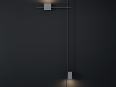3d现代壁灯模型