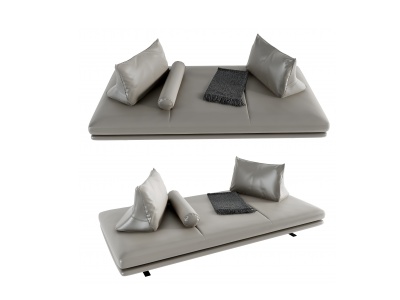 3d现代床尾凳模型