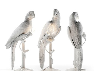 3d塞莱蒂波莉鹦鹉灯模型