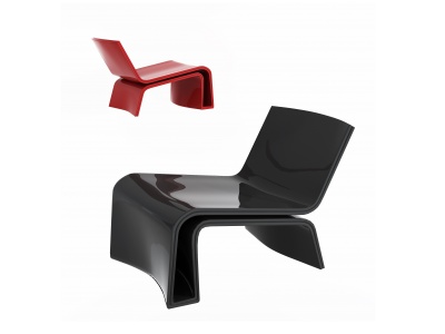 3d现代躺椅模型