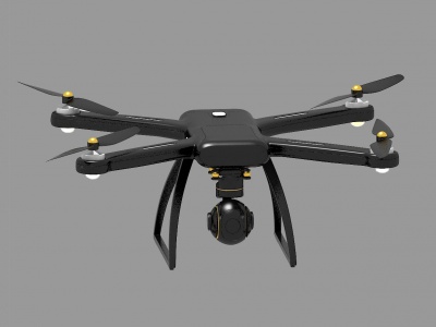 大疆航拍無人機3d模型