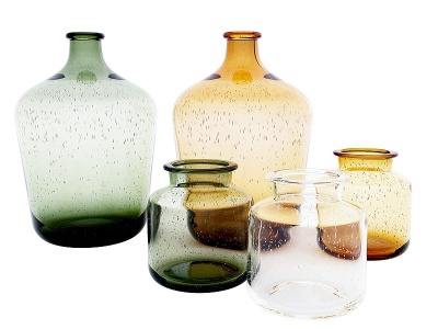 現代玻璃瓶器皿3d模型