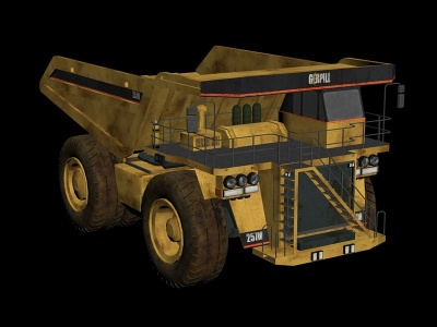 矿车3d模型