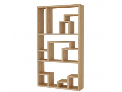 3d现代实木墙隔边柜模型