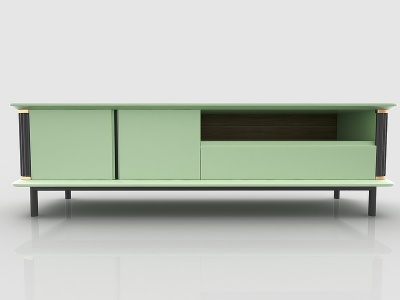 3d现代风格装饰柜模型