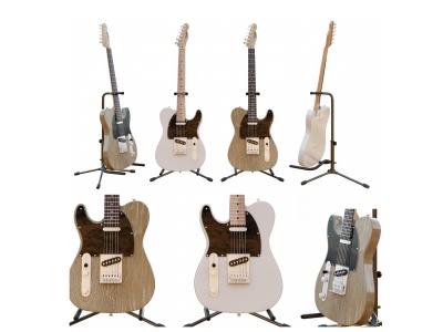 3d现代乐器吉他模型