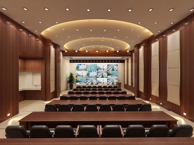 3d现代会议厅会议室模型