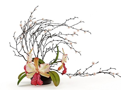 3d现代花盆模型