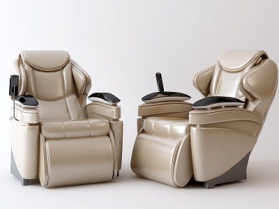 3d现代按摩椅单人沙发模型