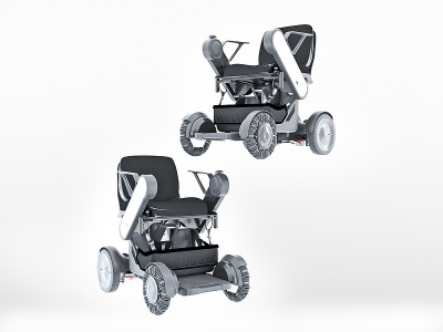 3d现代电动轮椅模型