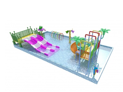 儿童水上乐园模型3d模型