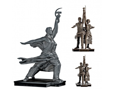 3d欧式人物雕塑模型