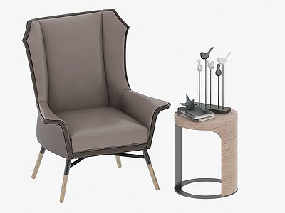 3d休闲风格的椅子模型