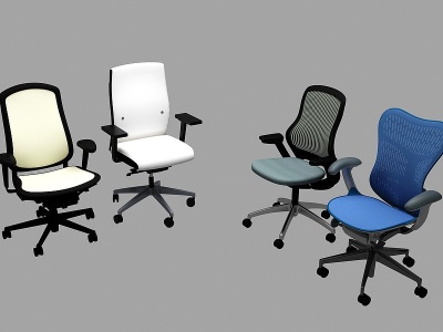 办公椅网布模型3d模型