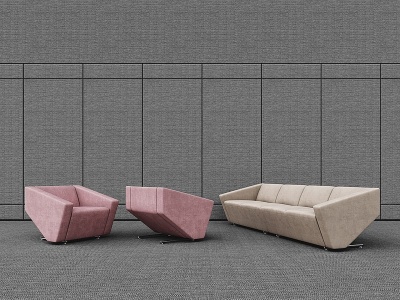 3d现代电影院影厅沙发椅子模型