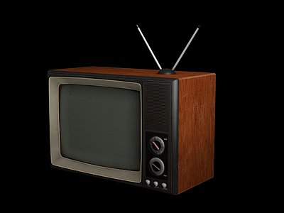 电视机3d模型