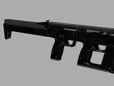 冲锋枪模型3d模型