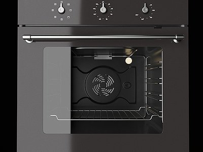 3d现代烤箱模型
