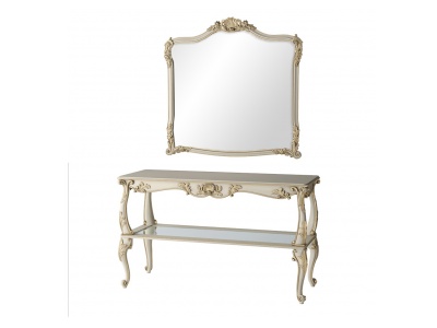 欧式古典端景台装饰镜模型3d模型