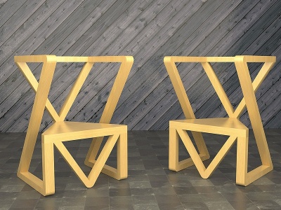 3d北欧椅子休闲椅家具模型