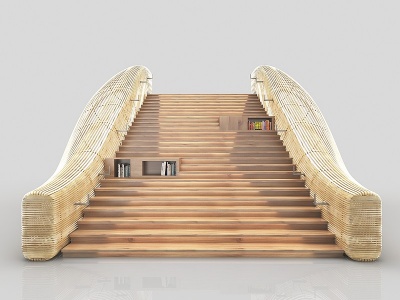 3d现代风格楼梯模型