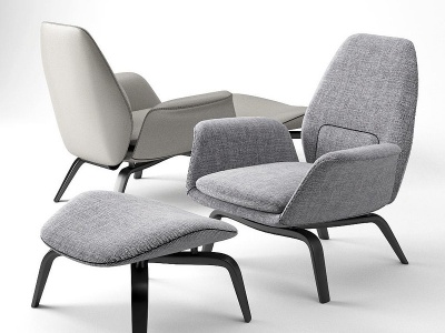 现代MINOTTIGILLIAM休闲椅模型3d模型