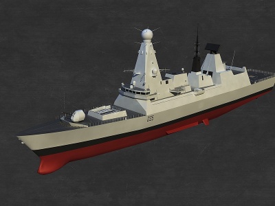 3d驱逐舰模型