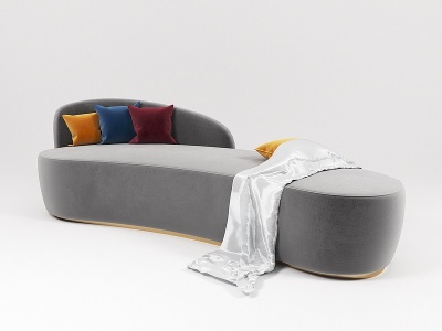 3d现代异形沙发模型