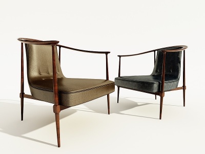 3d现代椅子组合模型