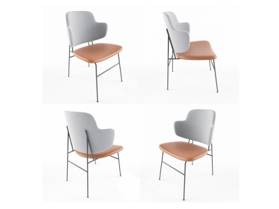 北欧休闲椅模型3d模型