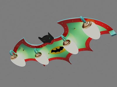 3d现代风格蝙蝠吊灯模型