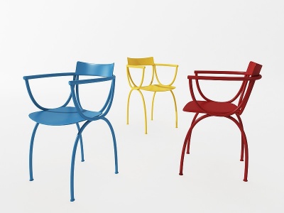 北欧单椅北欧餐椅休闲椅模型3d模型