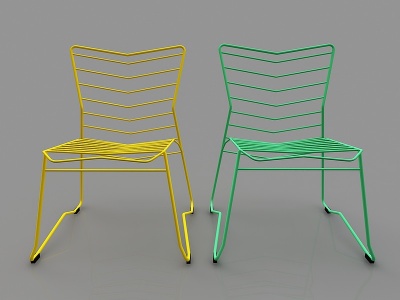 现代风格椅子模型3d模型