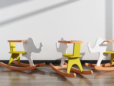 3d北欧婴儿椅模型