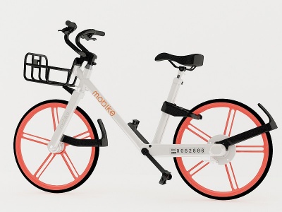 共享单车模型3d模型