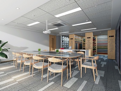 3d小会议室模型