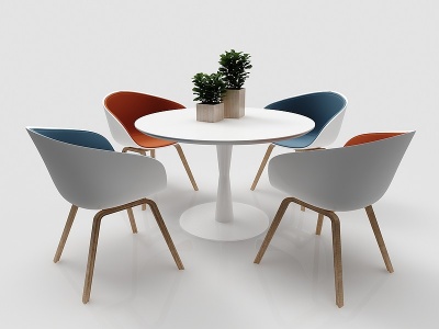 现代风格桌椅模型3d模型